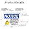 Signmission In Case Of Emergency Pull Cord, 10 in W x Rectangle, Aluminum OS-2PACK-NS-A-710-L-13670 - alternate 5